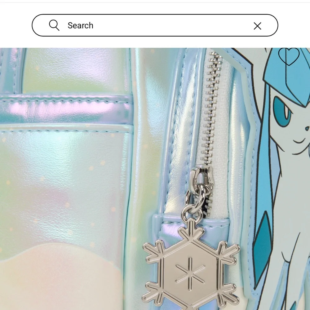 Loungefly Pokémon Ice Type Winter iridescent New! hard Tag
